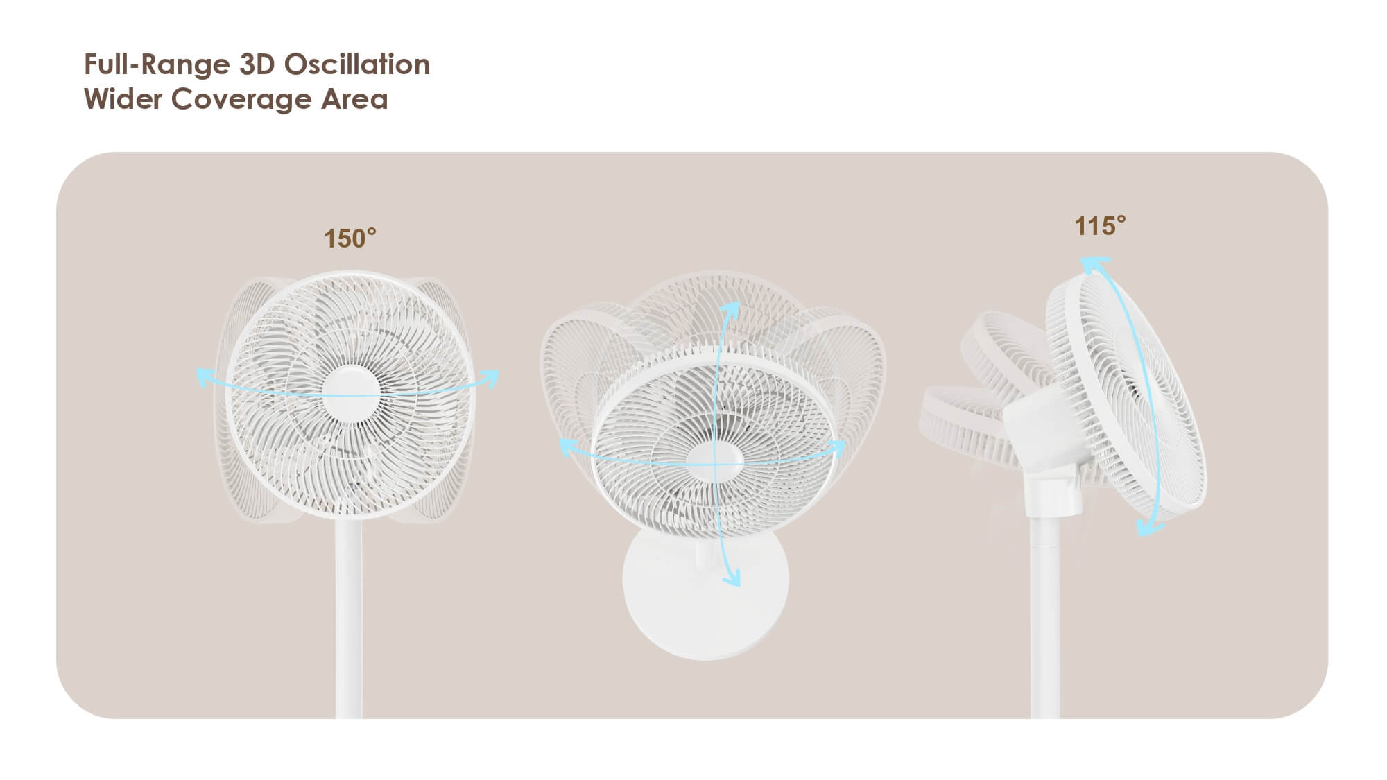 Producător de ventilatoare Comefresh Cel mai bun ventilator în picioare Ventilator de podea cu motor BLDC Ventilator oscilant cu piedestal cu temporizator de la distanță pentru biroul acasă