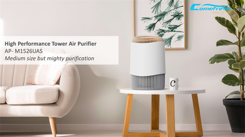 Comefresh Air Purifier HEPA Air Cleaner with Sensor Smart Air Filter for Home Living Room Office AP-M1526UAS