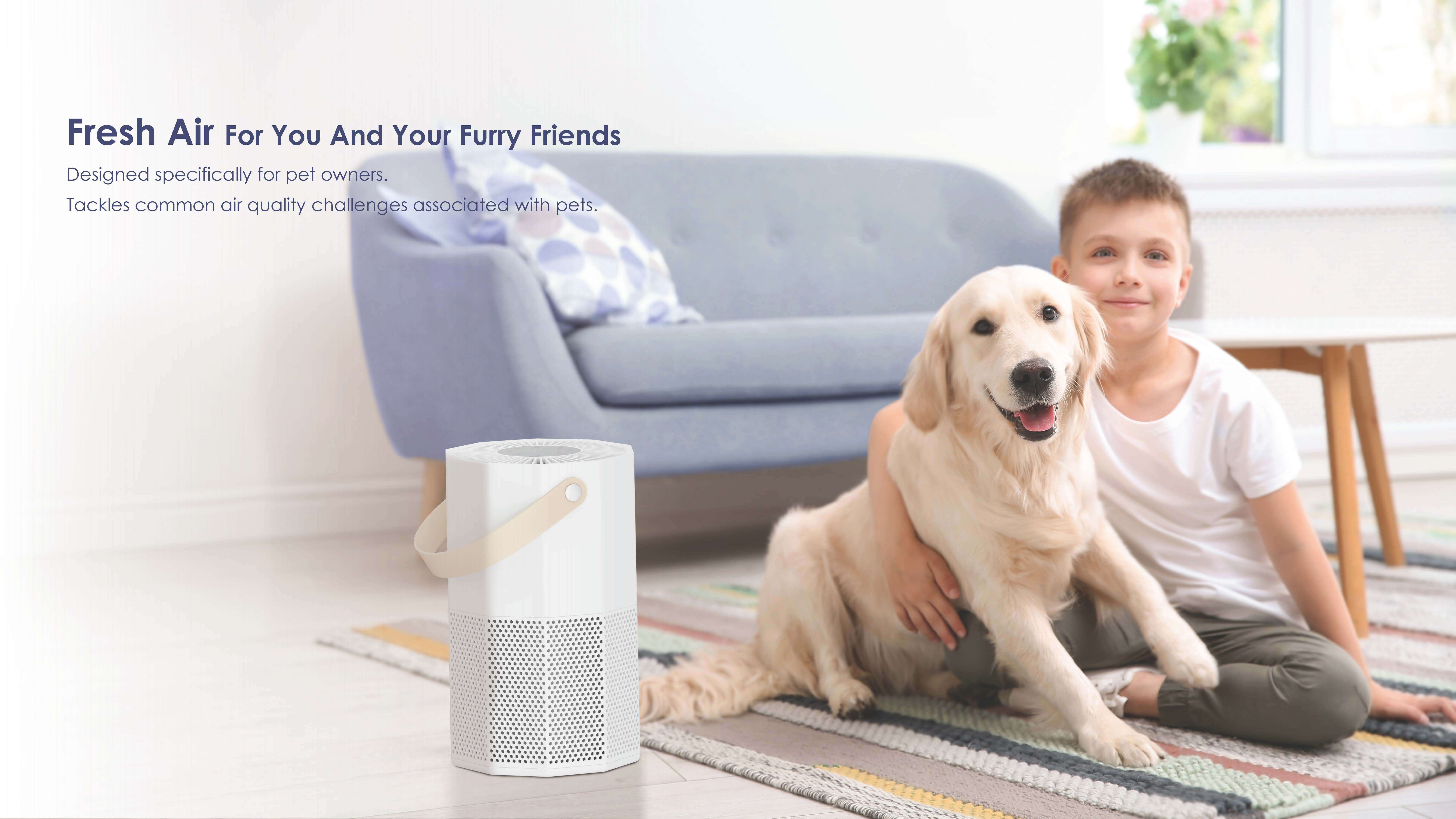 Comefresh Air Purifier for Pets Smart Air Cleaner HEPA Filter for Home Office Bedroom AP-M1336UAL